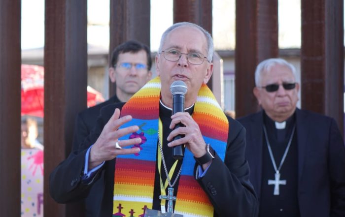 Bishop Mark Seitz calls for stop to violence